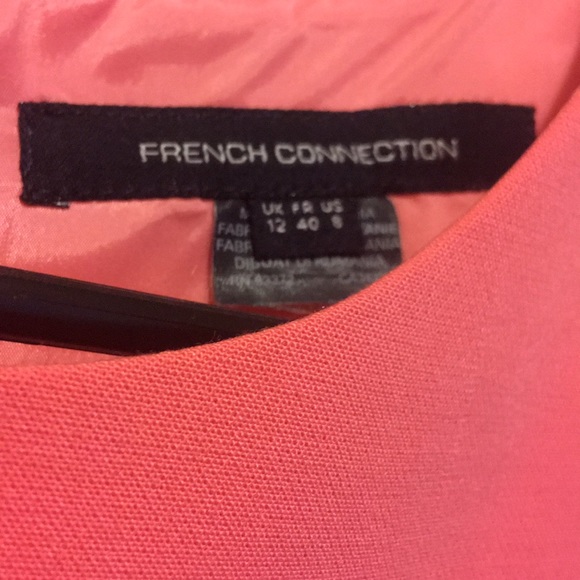French Connection Coral Pink Dress - Picture 4 of 6